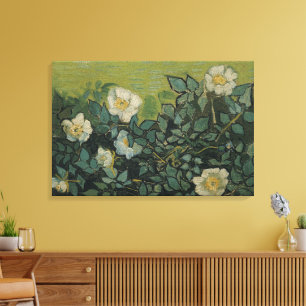 Toile Roses sauvages par Vincent van Gogh