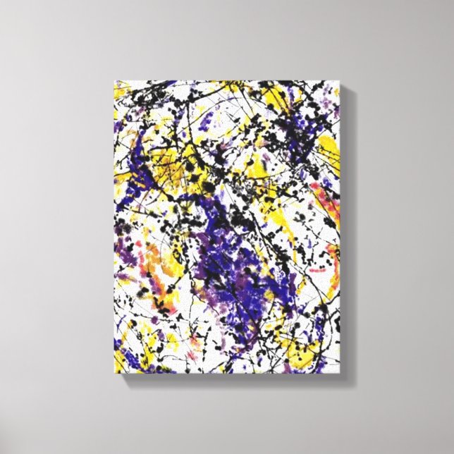Toile Rothko ou Pollock v12 par Unknown (Recto)