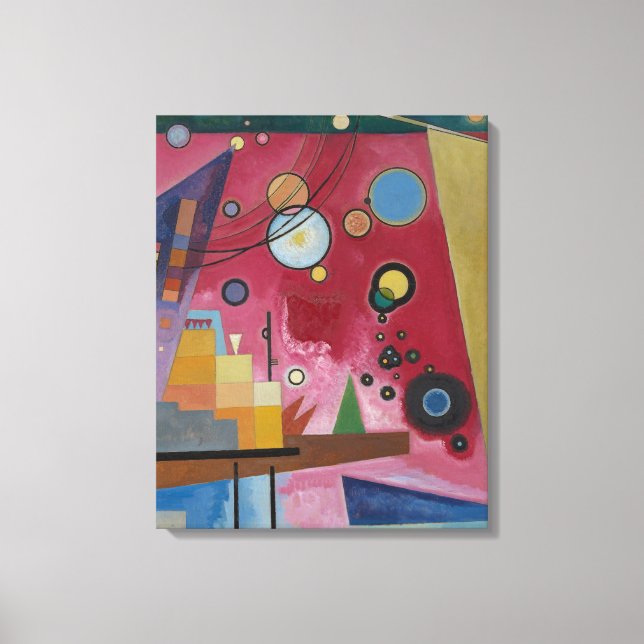 Toile Rouge lourd par Wassily Kandinsky (Recto)