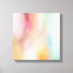 Toile Rouge rose Jaune Bleu Violet Vert Moderne Abstrait