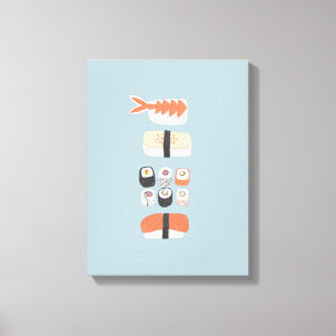 Toile Rouleau de maki nigiri de sushi japonais