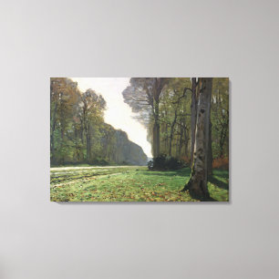 Toile Route de Claude Monet   à Bas-Breau, Fontaineblea