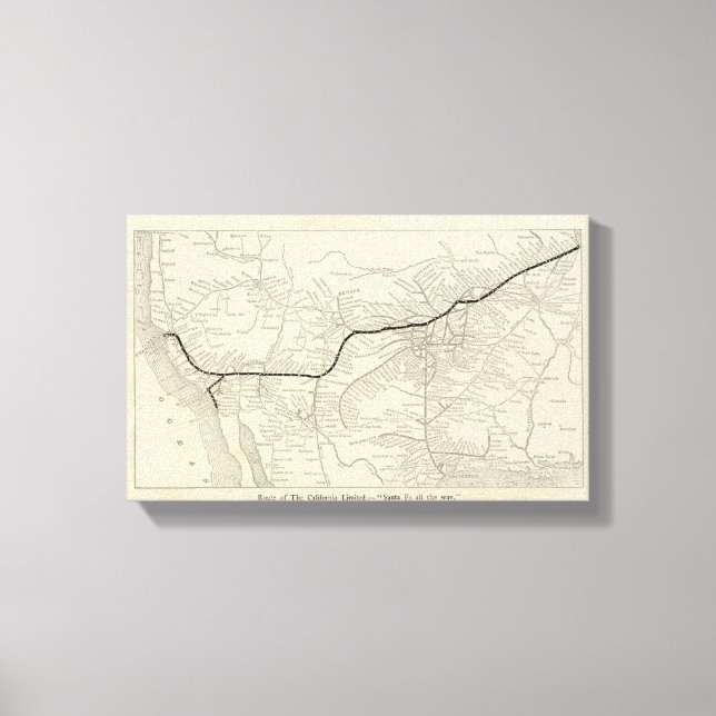 Toile Route de la California Limited (Recto)