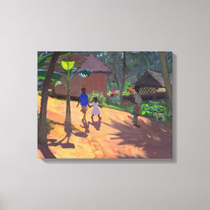 Toile Route vers Kovalum Beach Kerala 1996