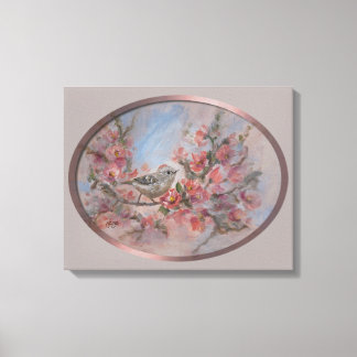 Toile Ruby Crowned Kinglet 16x20"