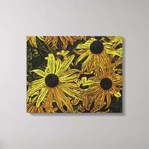 TOILE RUDBECKIAS