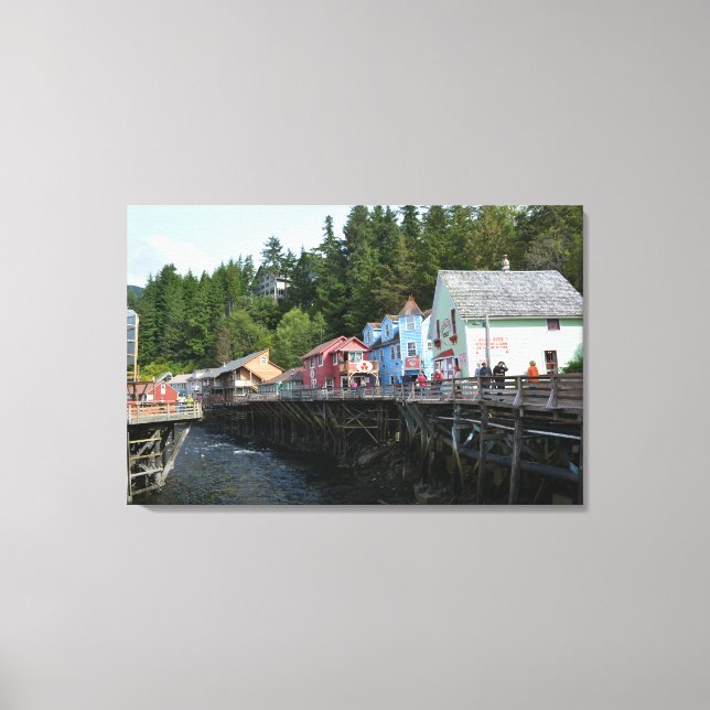 Toile Rue Creek à Ketchikan (Recto)