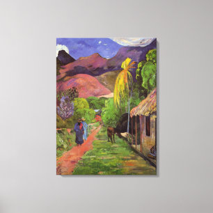 Toile Rue de Tahiti - Paul Gauguin