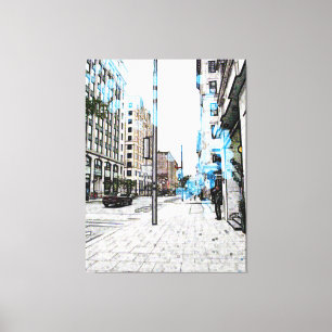 Toile rue Montréal 8343a
