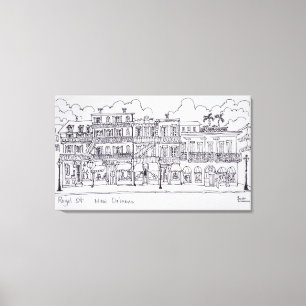 Toile Rue Royale La Nouvelle-Orléans, Louisiane