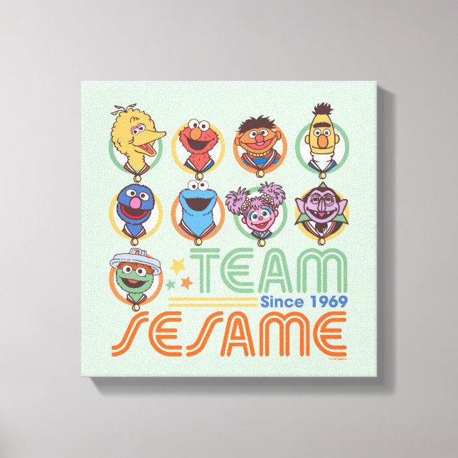 Toile Rue Sésame | Team Sesame depuis 1969 (Recto)