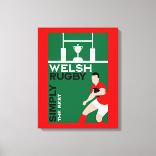 Toile Rugby Wales Fan Art