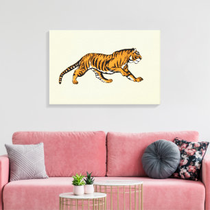 Toile Rugir ! Je suis un tigre !