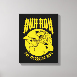 Toile Ruh Roh Scooby-Doo L'Icône Des Enfants En Médaille