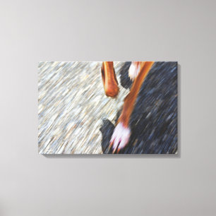 Toile Running dog