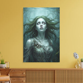 Toile Rusalka Flottant dans un Étang Stagnant