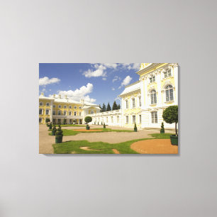 Toile Russie. Petrodvorets. Palais de Peterhof. Pierre l