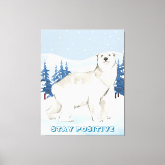 Toile Rustic Wildlife Home Decor Stretched Canvas Print