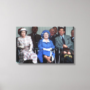 Toile Sa Majesté la reine Elizabeth, la reine mère 1988