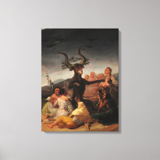 Toile Sabbat des sorcières par Francisco de Goya