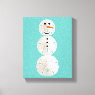 Toile Sable Dollar Snowman