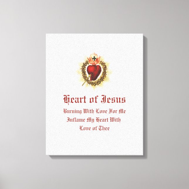 Toile Sacré Coeur de Jésus Canvas Art (Recto)