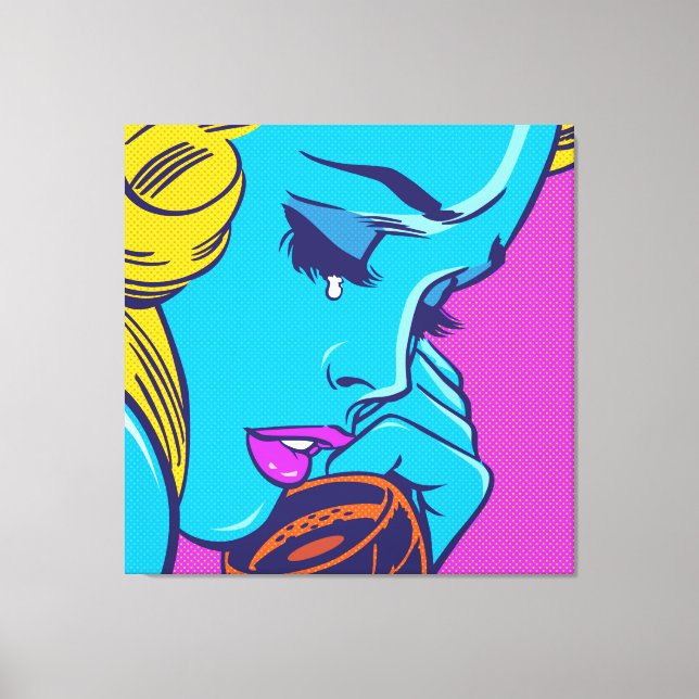 TOILE SAD GIRL (Recto)