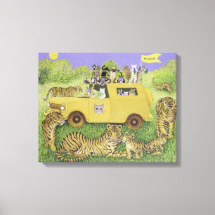 Toile Safari de chat