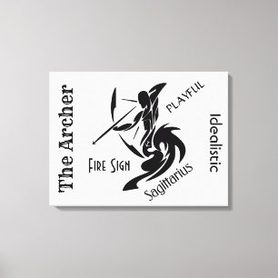 Toile Sagittarius signe et symbole zodiaque