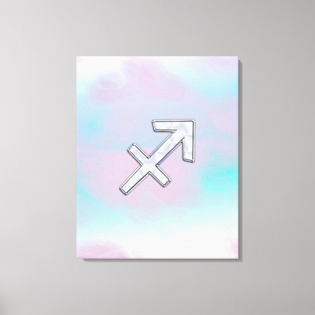 Toile Sagittarius Zodiac signe sur Mère de style perle (Recto)