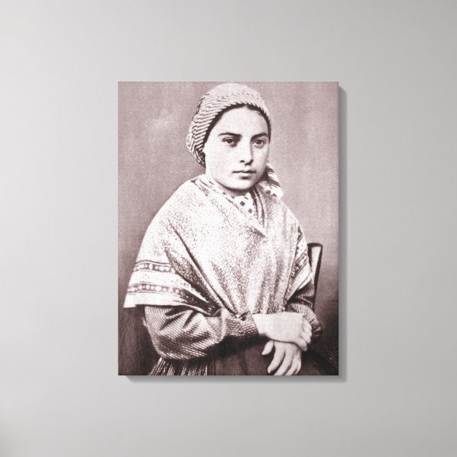 Toile Saint Bernadette Soubirous (Recto)
