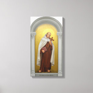 Toile Saint Jean de la carmélite catholique croisée