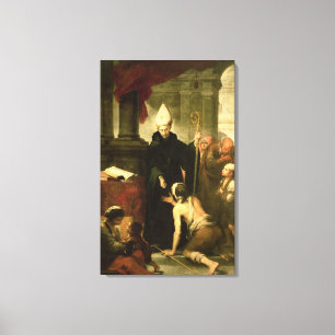 Toile Saint Thomas de Villanueva Distributing Alms, 1678