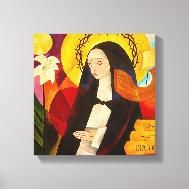 Toile Sainte Catherine de Sienne 2007 (Recto)