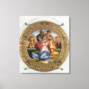 Toile Sainte Famille avec Saint Jean (Doni Tondo), 1504-