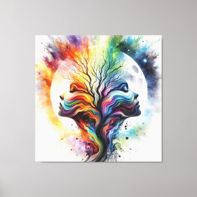 Toile Saisons De La Lune (Recto)