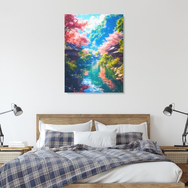 Toile Sakura Utsuru Seiryū  (Insitu(Chambre))