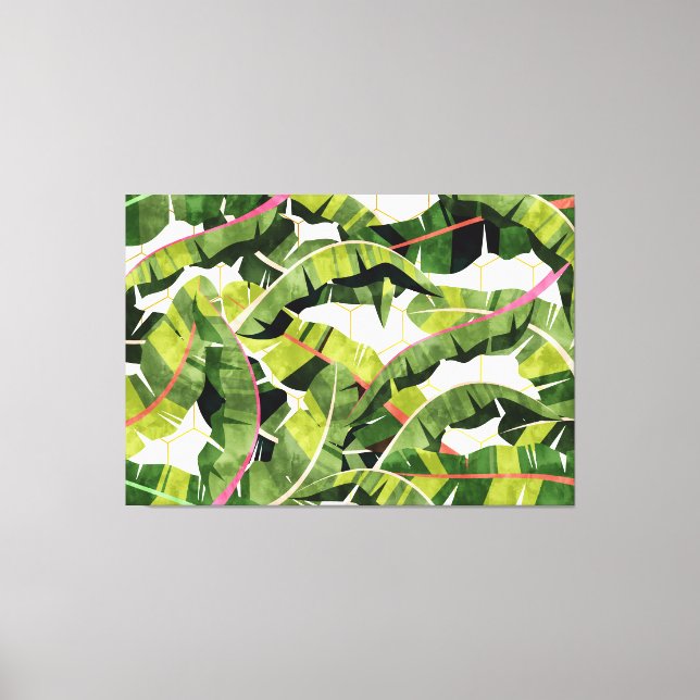 Toile Salade De Feuille De Banane Avec Beurre D'Ail (Recto)