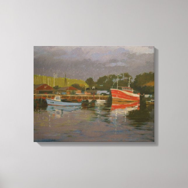 Toile Salcombe de Fisherman's Quay 2 (Recto)