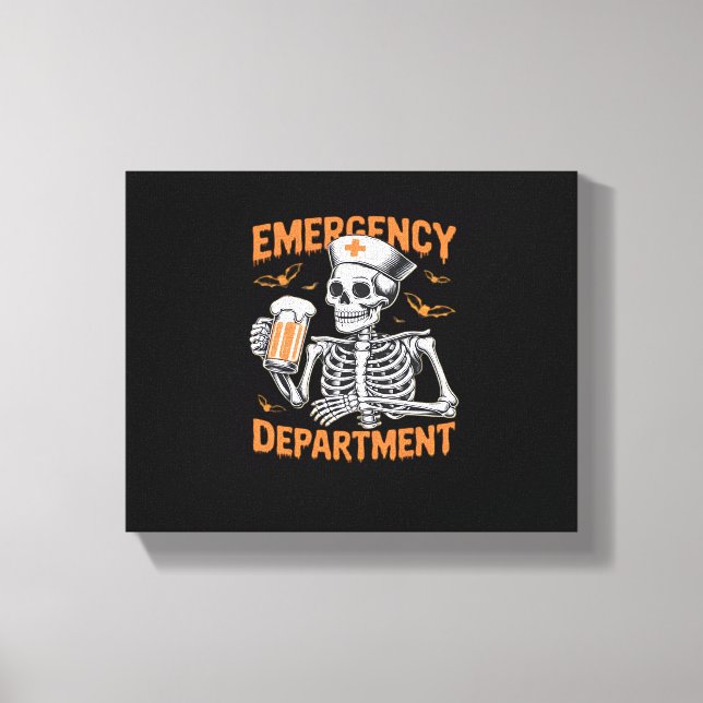 Toile Salle 2 Service d'urgence assisté Infirmière d'Hal (Recto)