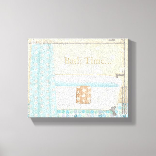 Toile Salle de bain en mosaïque (Recto)