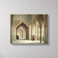Salle de la Cour de l'Alhambra, Grenade, 1853 (écl