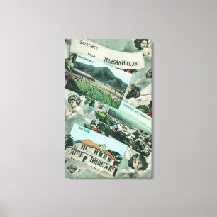 Toile Salutations de avec des vues pittoresques