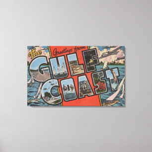 Toile Salutations de la Côte du Golfe
