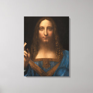 Toile Salvator Mundi by Leonardo da Vinci