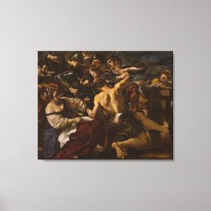 Toile Samson capturé par les Philistins