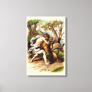 Toile Samson Et Le Lion