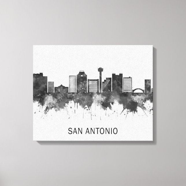 Toile San Antonio Texas Skyline (Recto)
