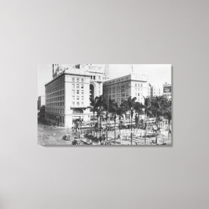 Toile San Diego, CA City Vue de US Grant Hotel