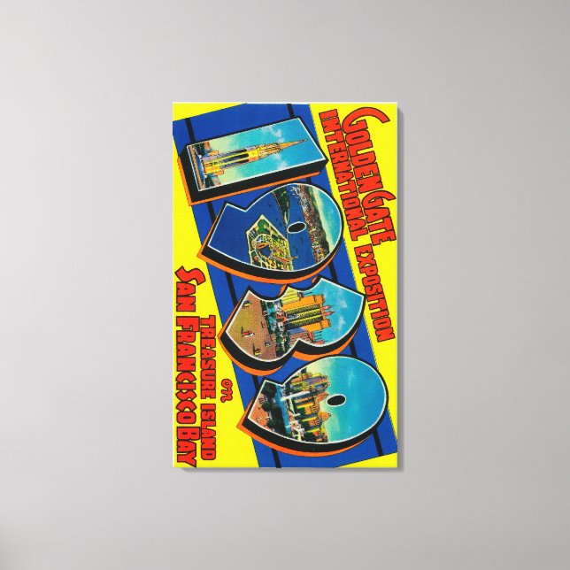 Toile San Francisco, CA - Golden Gate Internat'l (Recto)